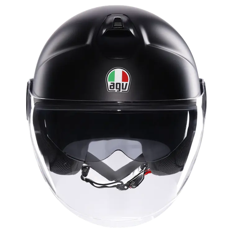 AGV Eteres Open Face Motorcycle Helmet - Matt Black - Image