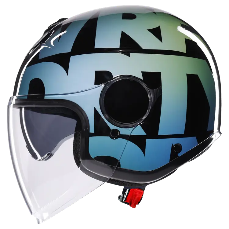 AGV Eteres Open Face Motorcycle Helmet - Lido 46 - Image 4