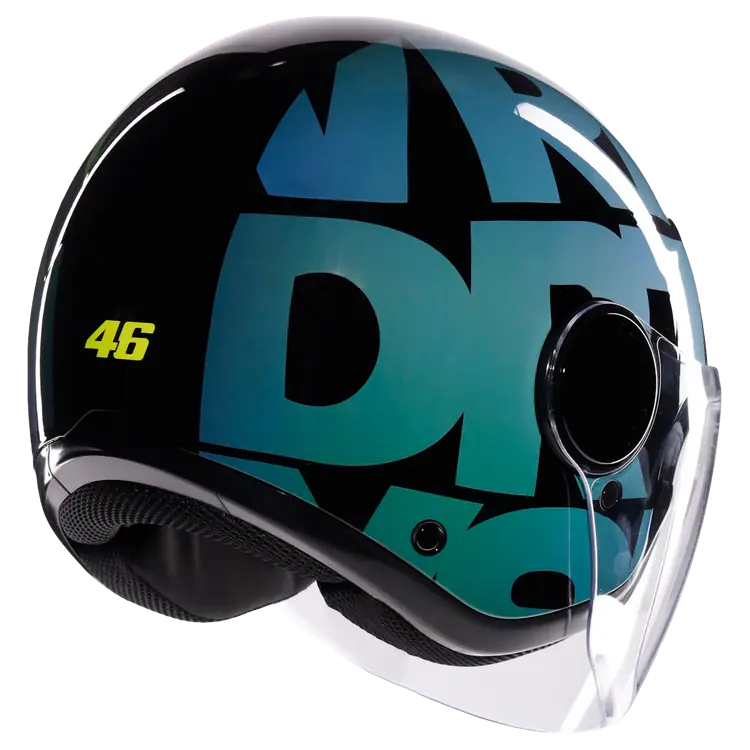 AGV Eteres Open Face Motorcycle Helmet - Lido 46 - Image 6