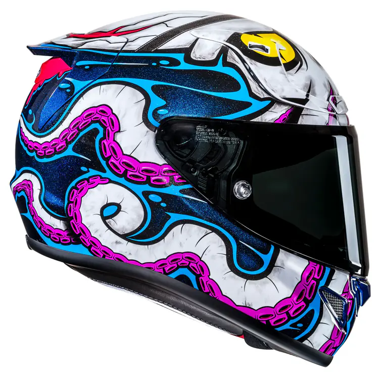 HJC Motorcycle Helmet - RPHA 12 Kraken - Image 5