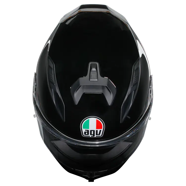 AGV K7 Motorcycle Helmet - Gloss Black - Image 5