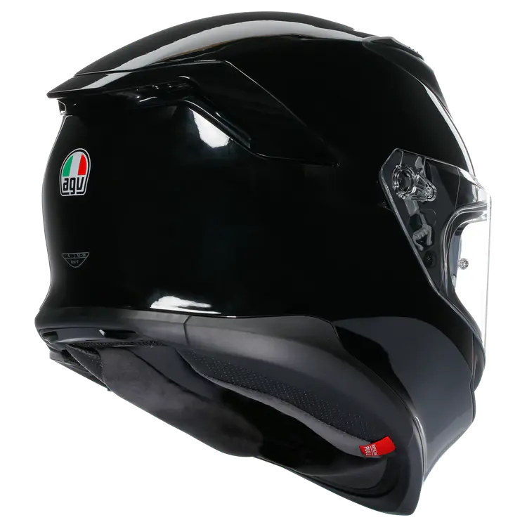 AGV K7 Motorcycle Helmet - Gloss Black - Image 4