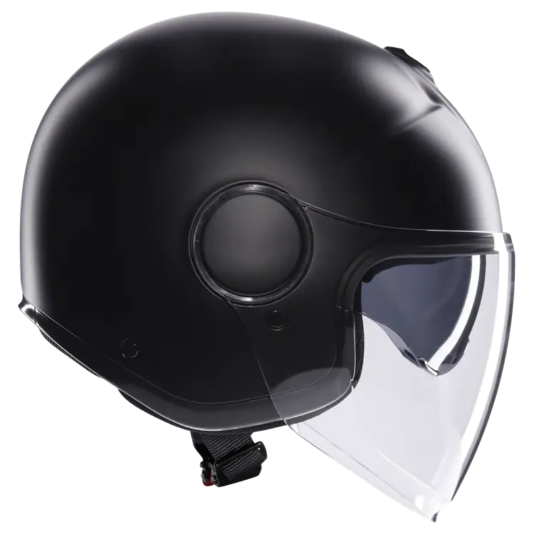 AGV Eteres Open Face Motorcycle Helmet - Matt Black - Image