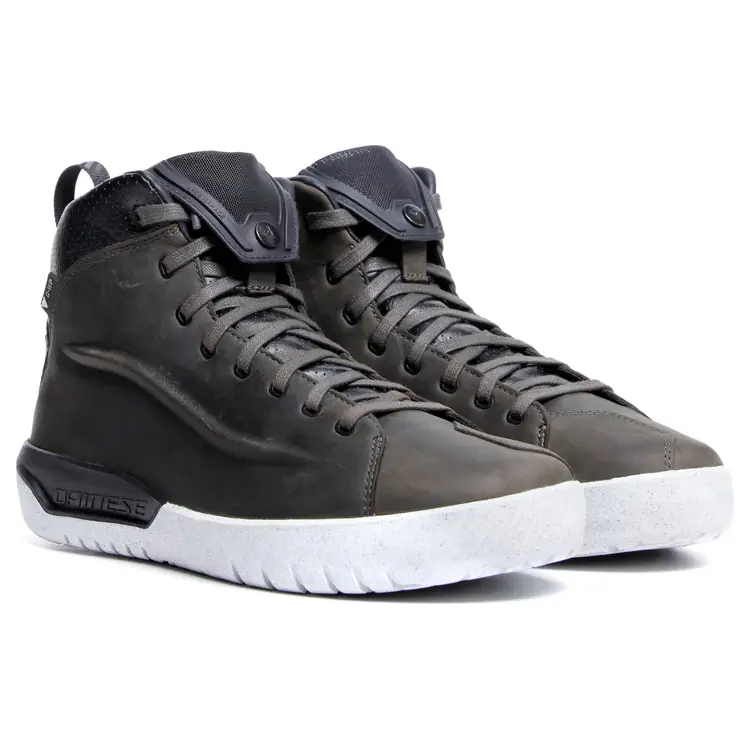 Dainese Waterproof Motorcycle Shoes - Metractive D-WP Smoke Green/White - Image