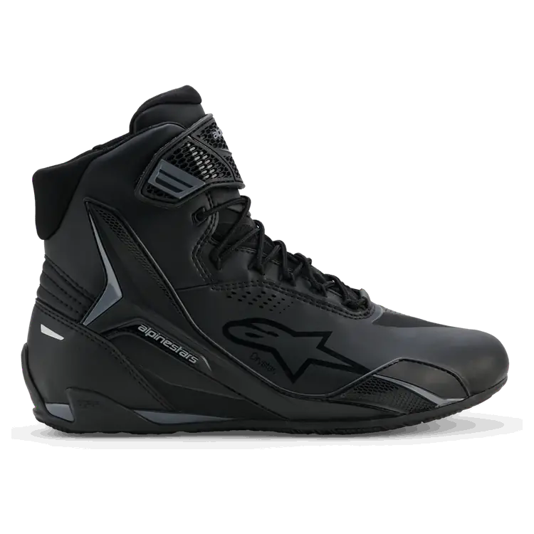 Alpinestars Waterproof Motorcycle Shoes - Faster 4 Drystar Black/Gray - Image