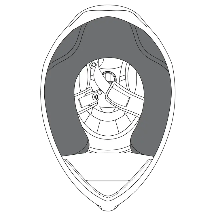 AGV K1 S Motorcycle Helmet Liner - Cheek Pads - Image