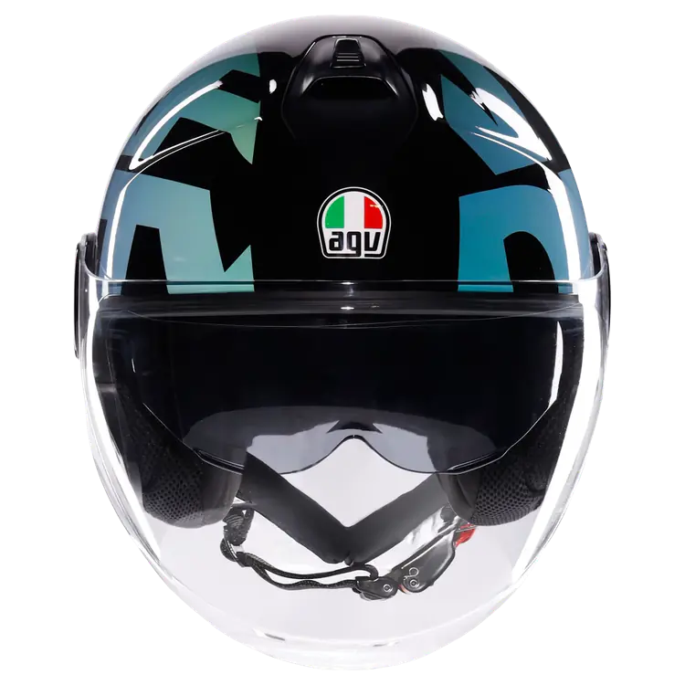 AGV Eteres Open Face Motorcycle Helmet - Lido 46 - Image