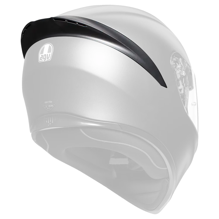 AGV K1 Motorcycle Helmet Spoiler - Matt Black - Image