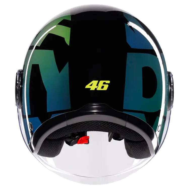 AGV Eteres Open Face Motorcycle Helmet - Lido 46 - Image 5