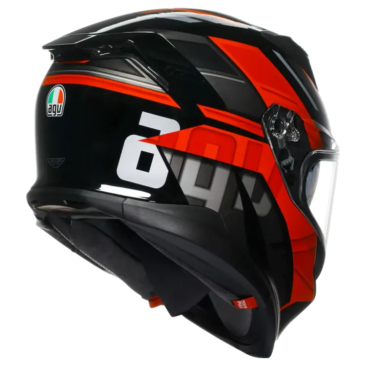 AGV K7 Motorcycle Helmet - Taurax Black/Red - Image